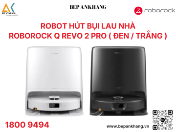 Robot Hút Bụi Lau Nhà Roborock Q revo 2 Pro ( Đen / Trắng )